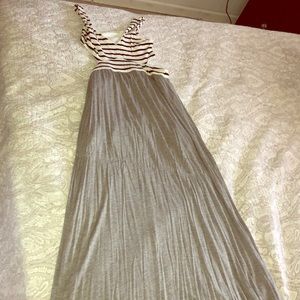 Maxi dress with cut outs